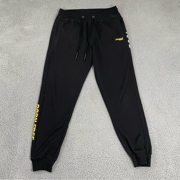 Scrambler Ducati Track Pants Men XL Black Motorcycle Joggers - Picture 2 of 13